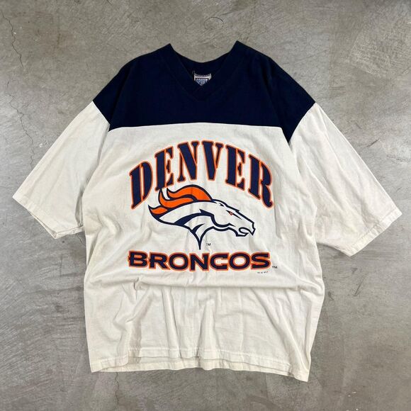 American Vintage Other - Vintage Denver Broncos NFL Football Jersey Shirt with blue/orange horse head